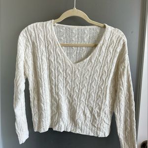 Crop sweater